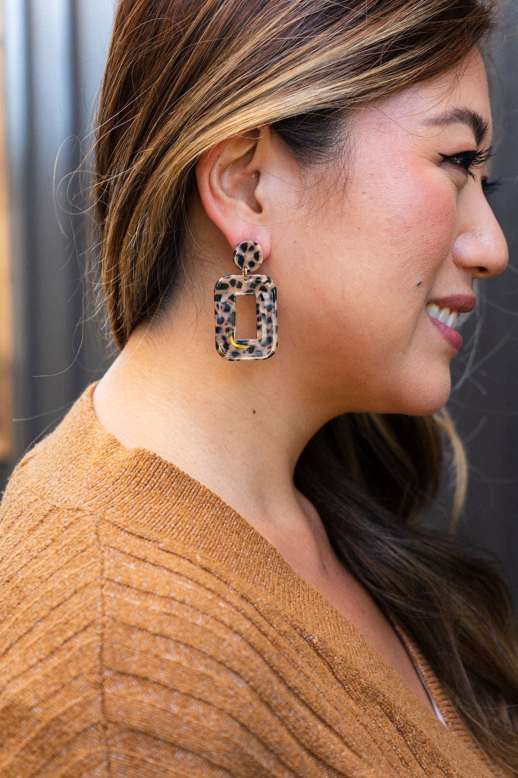 Margot Leopard Earrings
