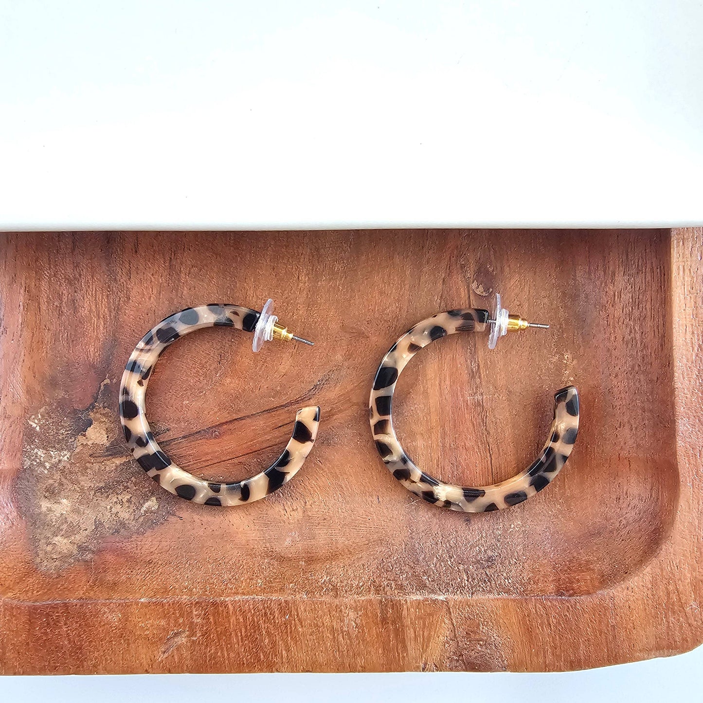 Leopard Camy Hoops