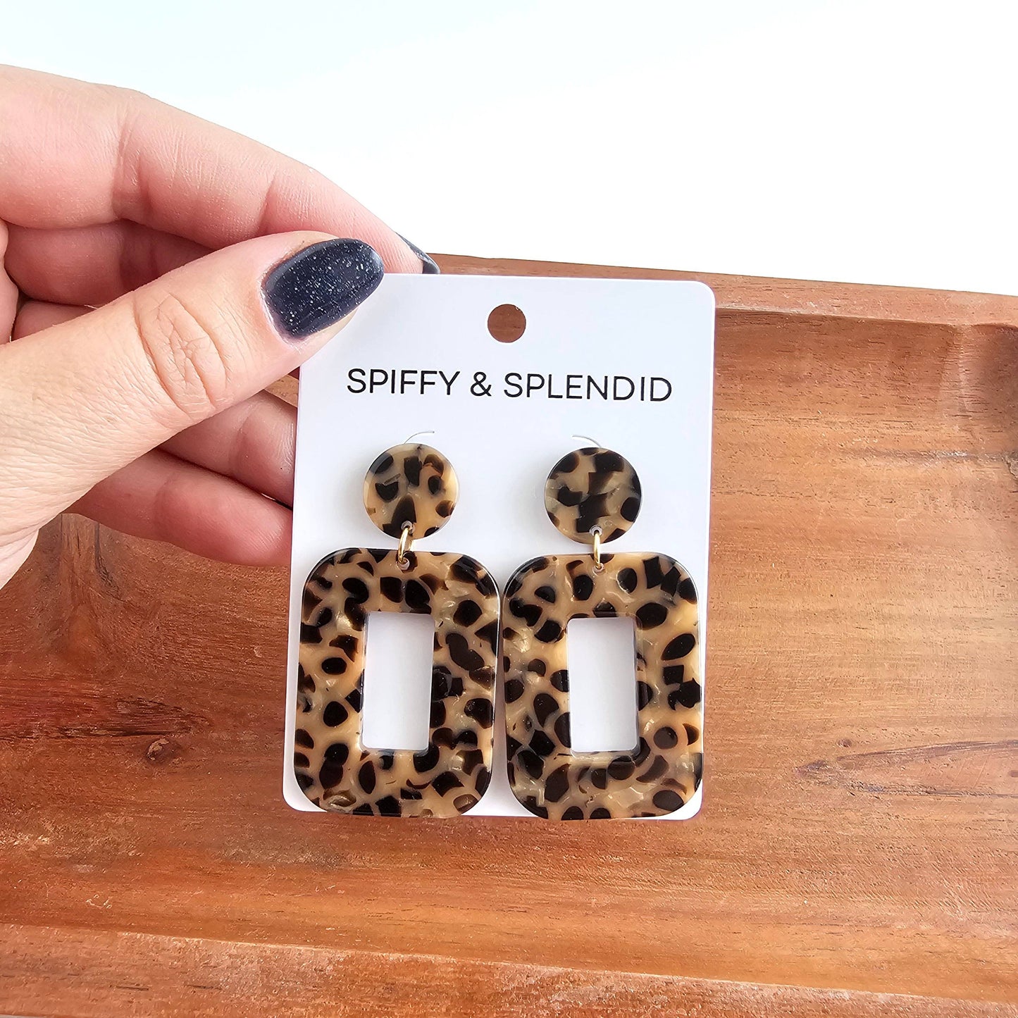 Margot Leopard Earrings