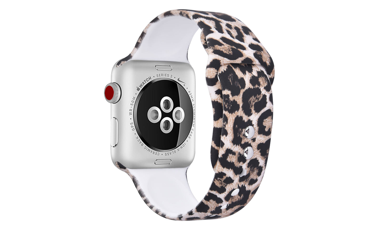 Leopard Print Silicone Apple Watch Band (FINAL SALE)