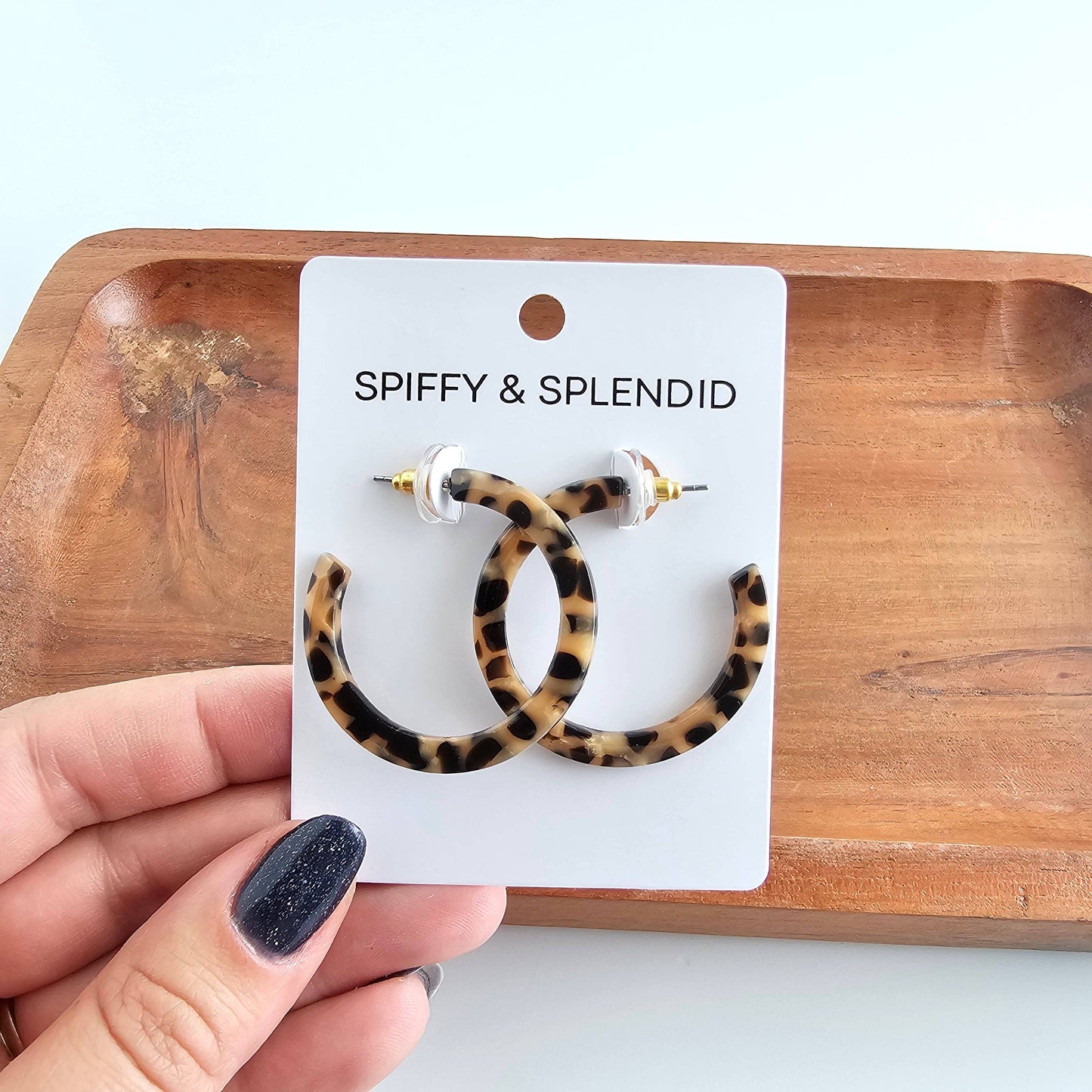 Leopard Camy Hoops