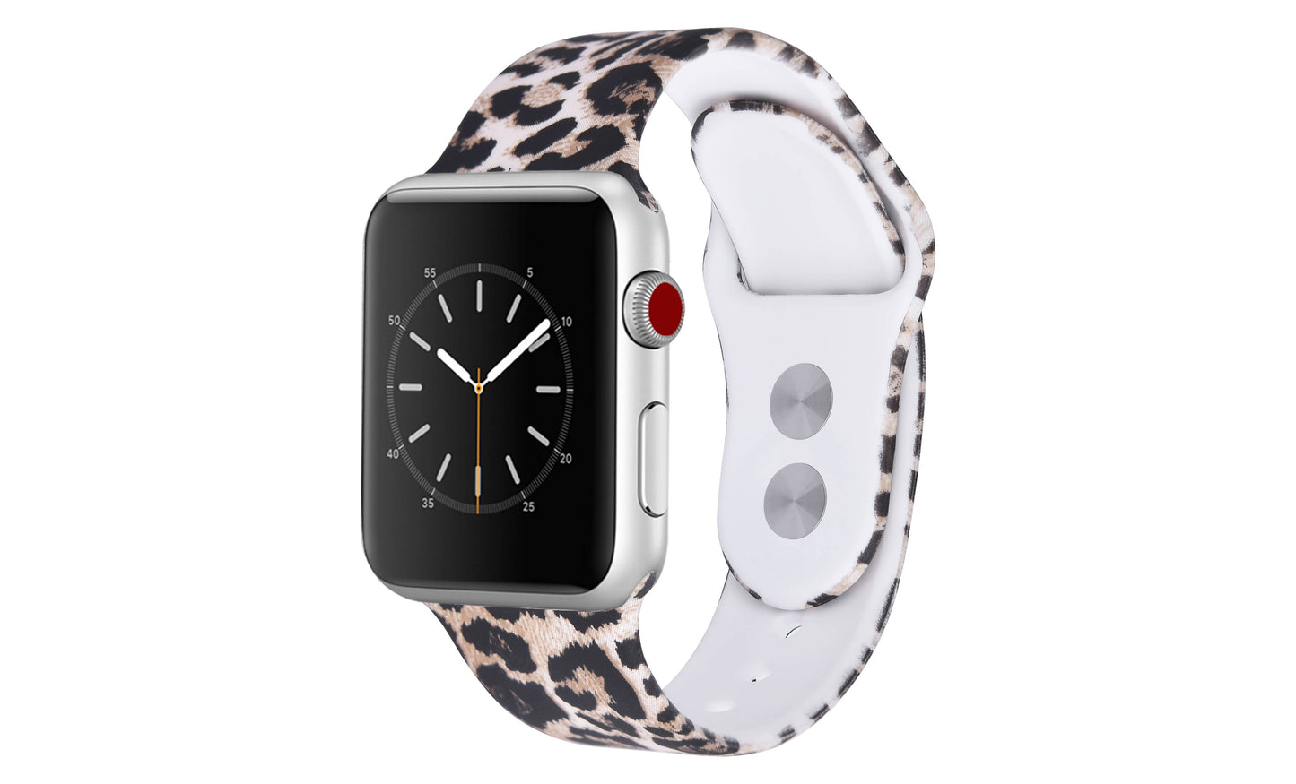 Leopard Print Silicone Apple Watch Band (FINAL SALE)