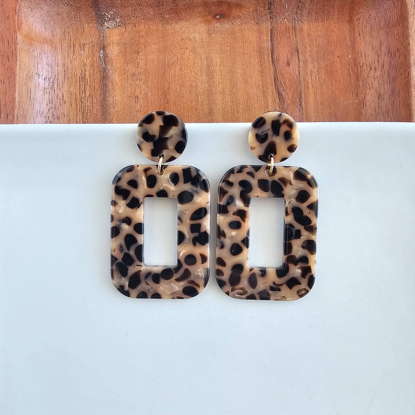 Margot Leopard Earrings