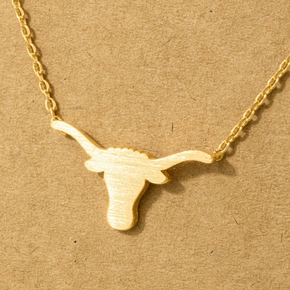 Texas Longhorn Necklace (FINAL SALE)