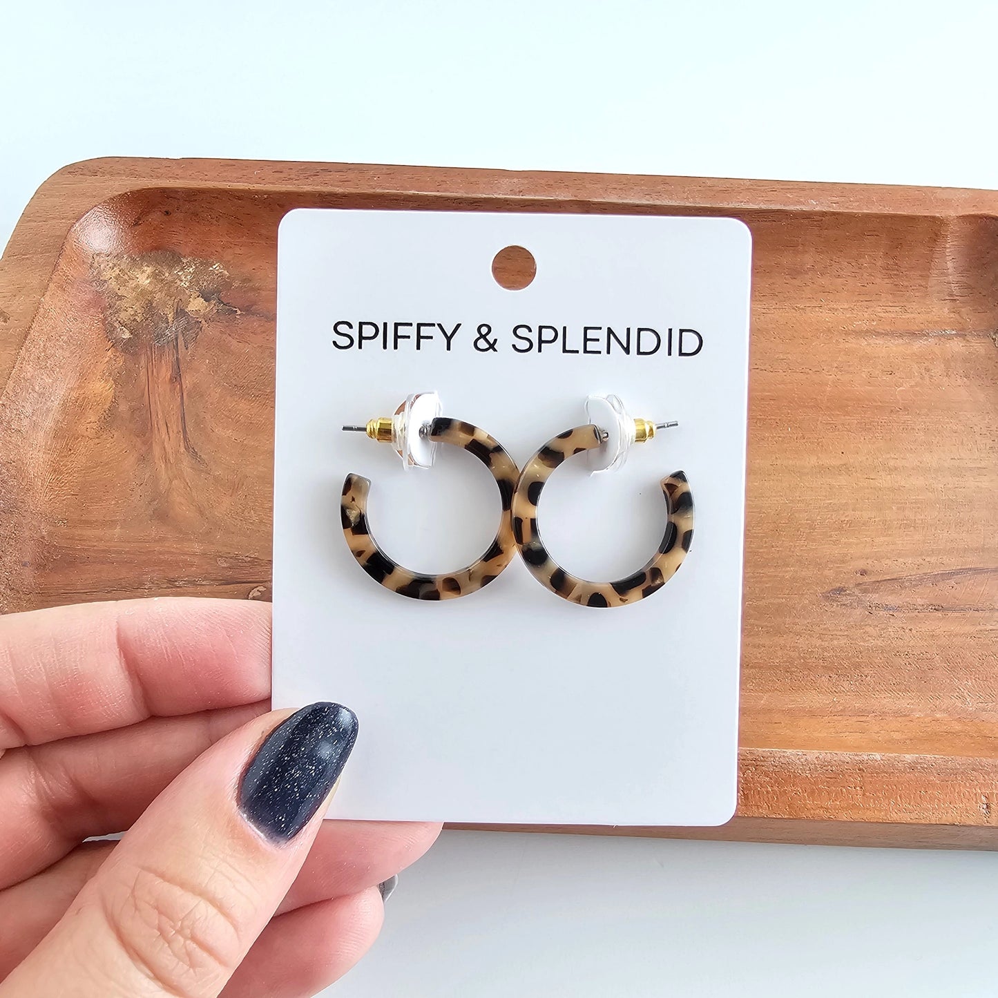 Leopard Cam Mini Hoops