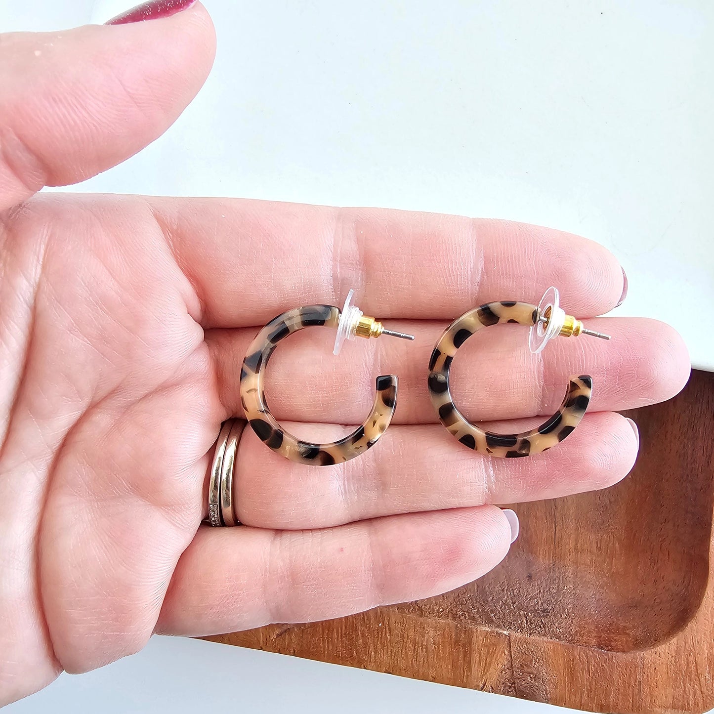 Leopard Cam Mini Hoops