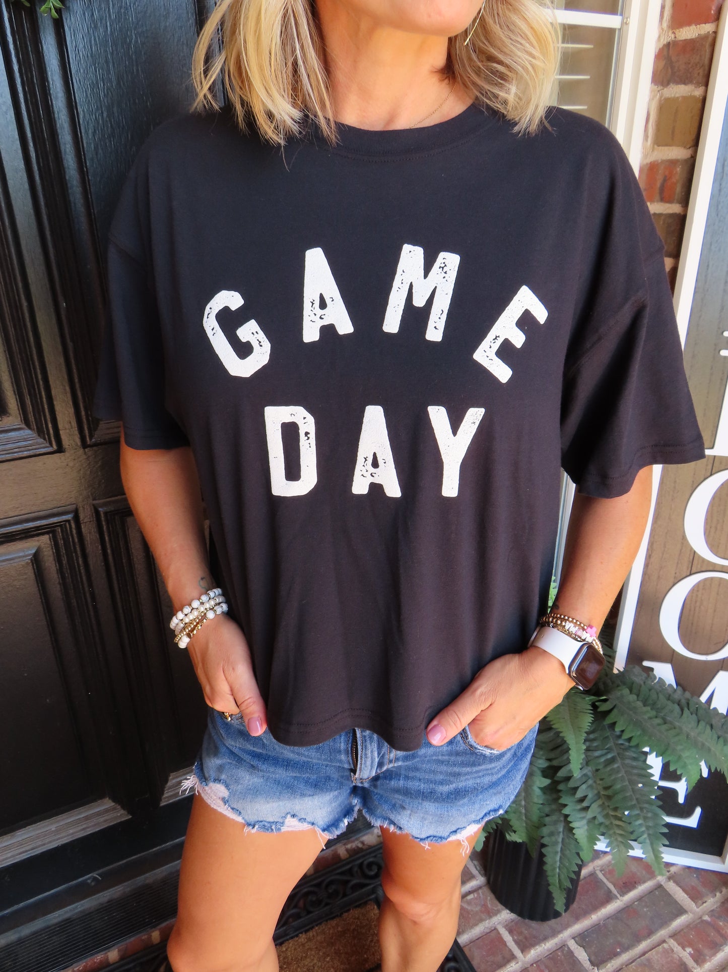 Game Day Long Crop Top