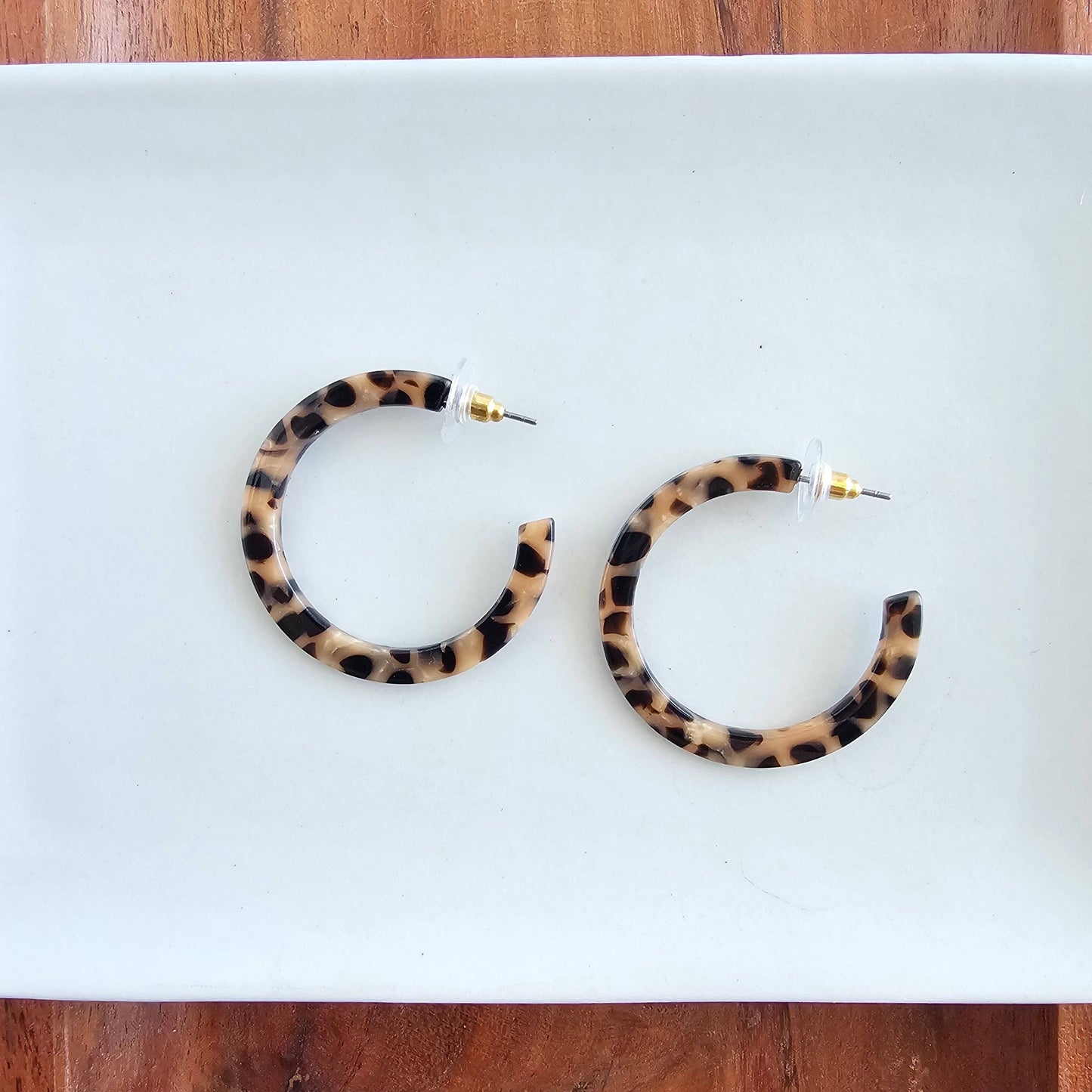 Leopard Camy Hoops