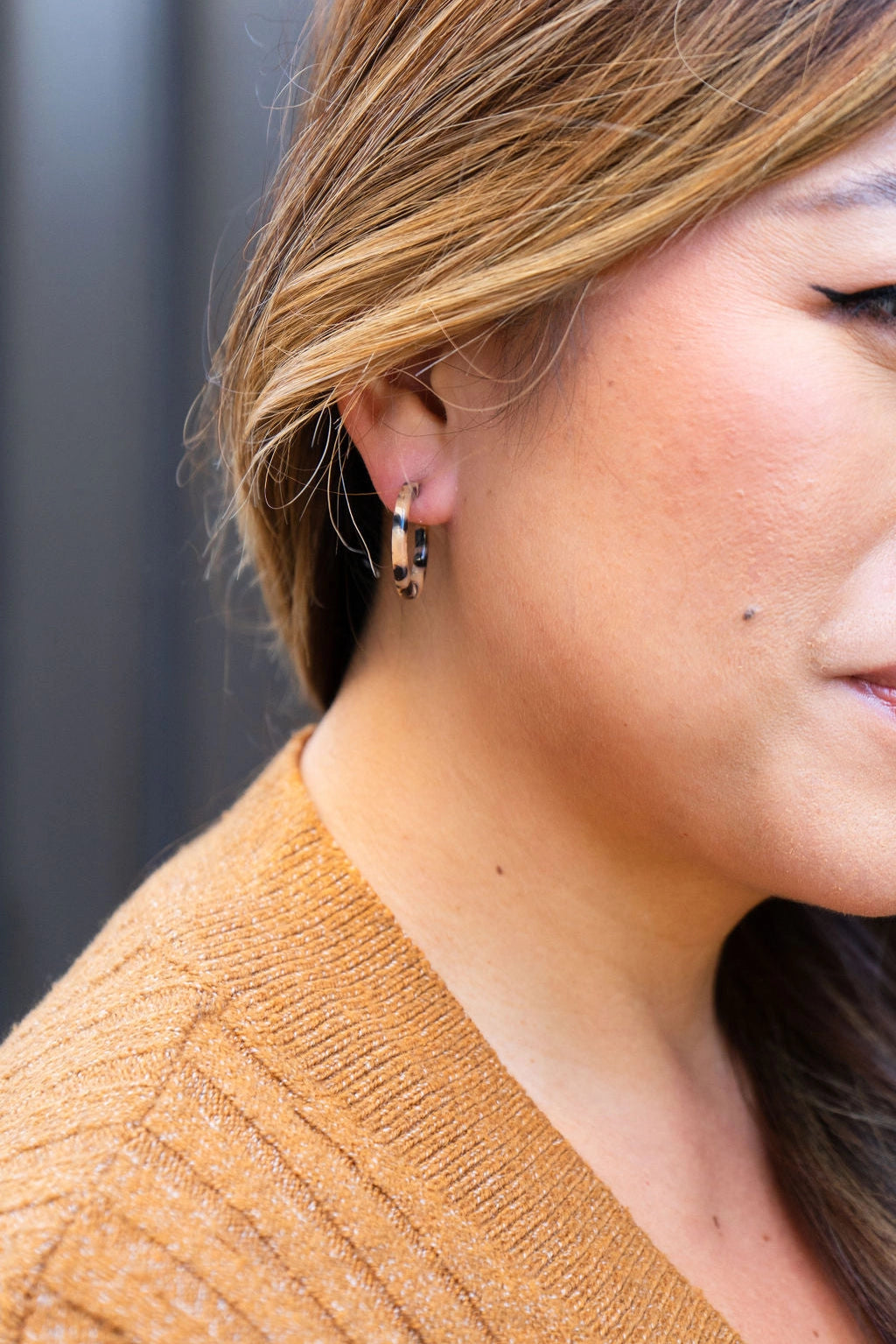 Leopard Cam Mini Hoops