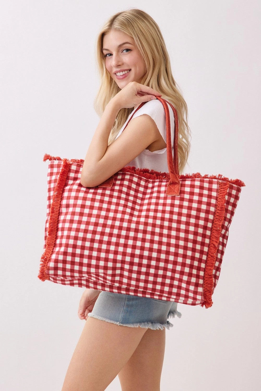All-American Gingham Tote