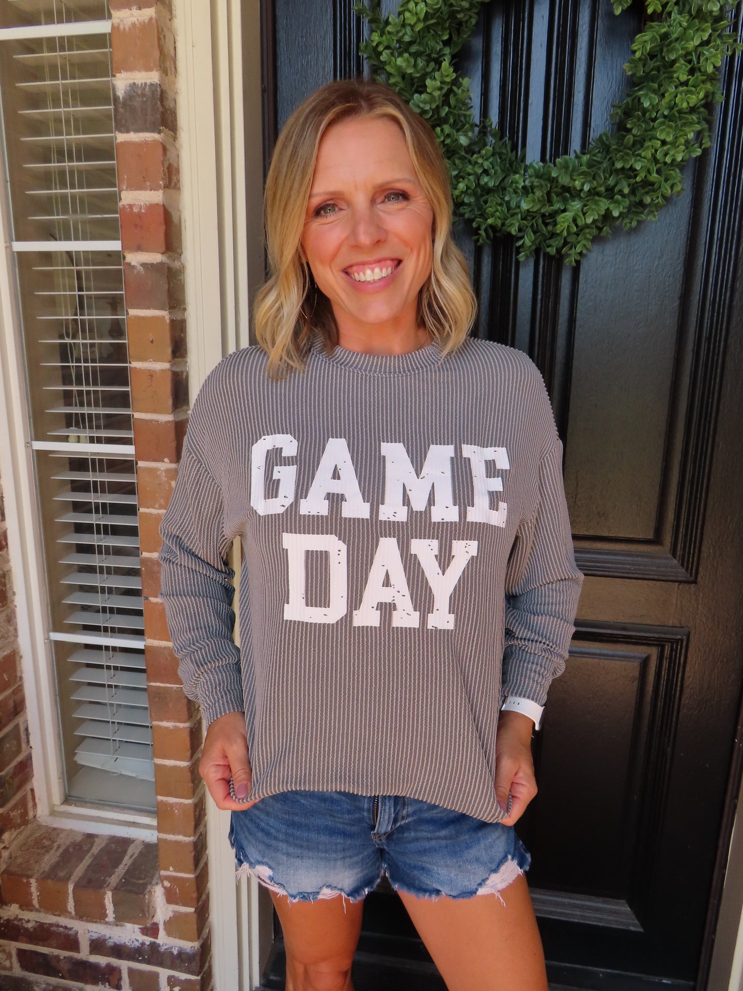 Game Day | Long Sleeve Corded Shirt