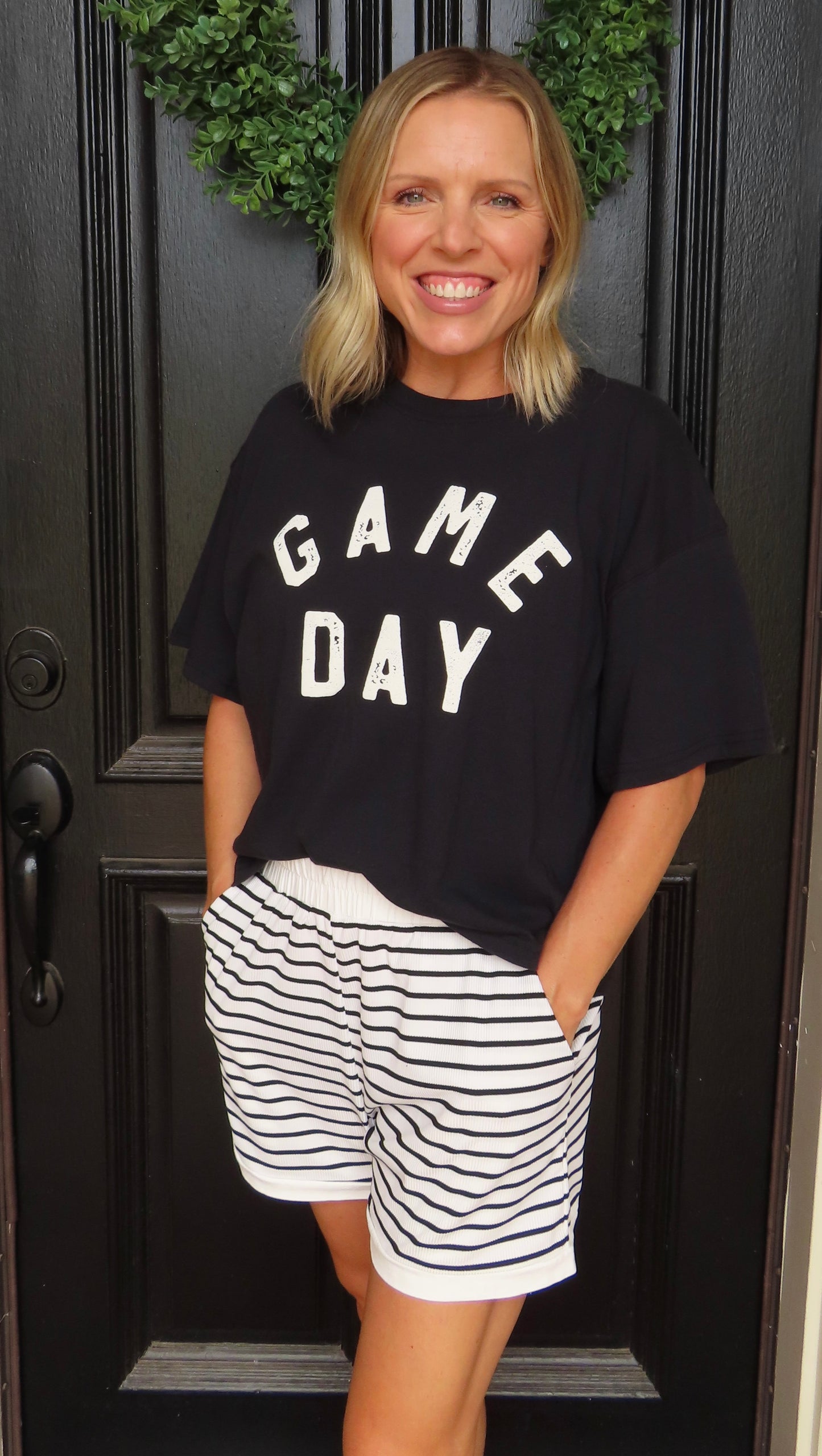 Game Day Long Crop Top