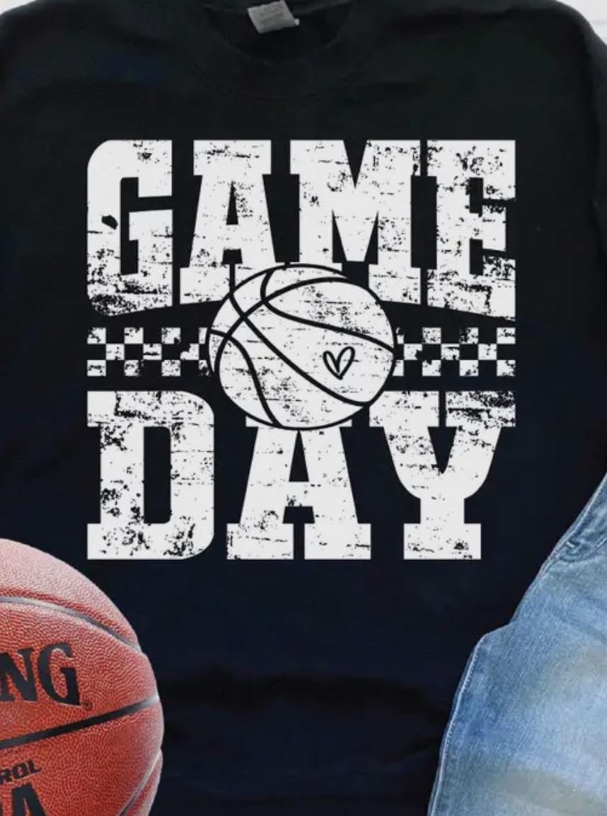 Bold Basketball Game Day Tee