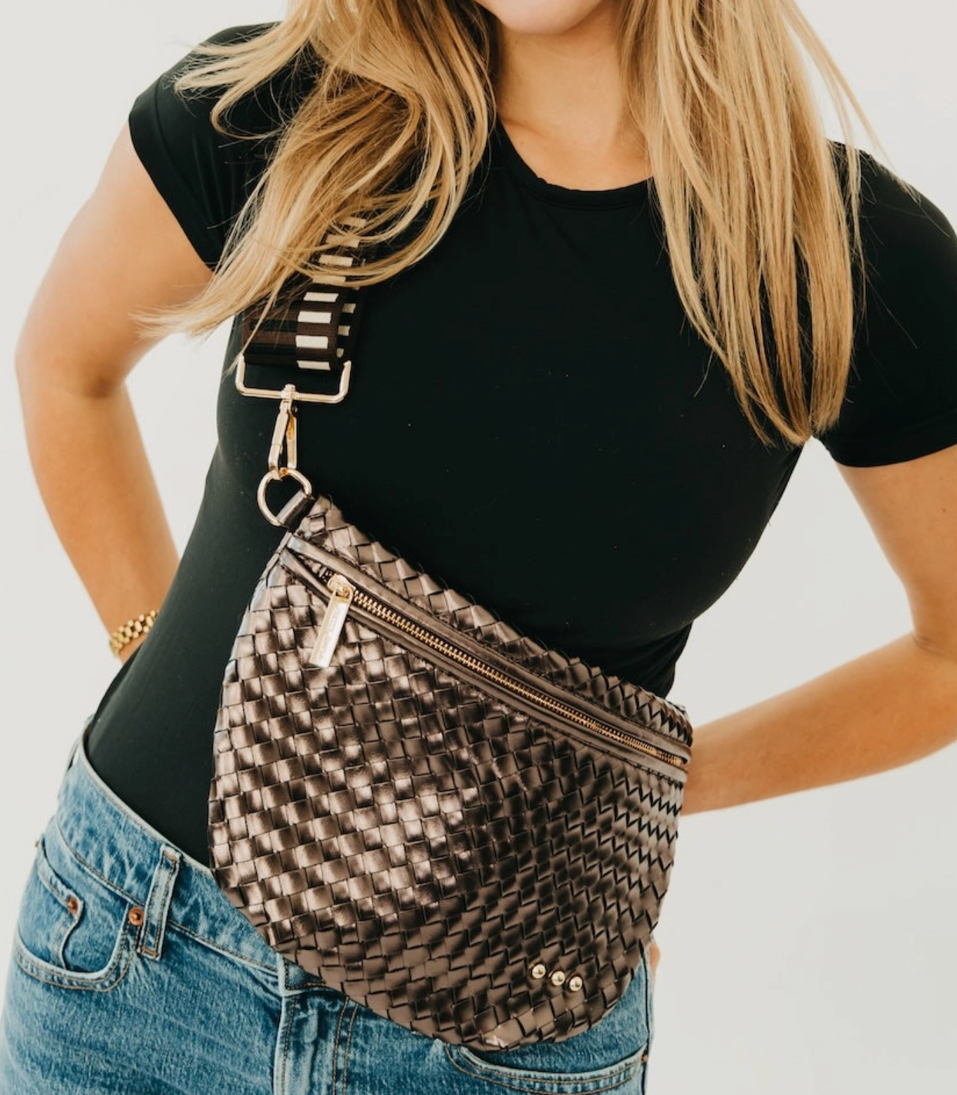 CeeCee Woven Bum Bag (Multiple Colors)