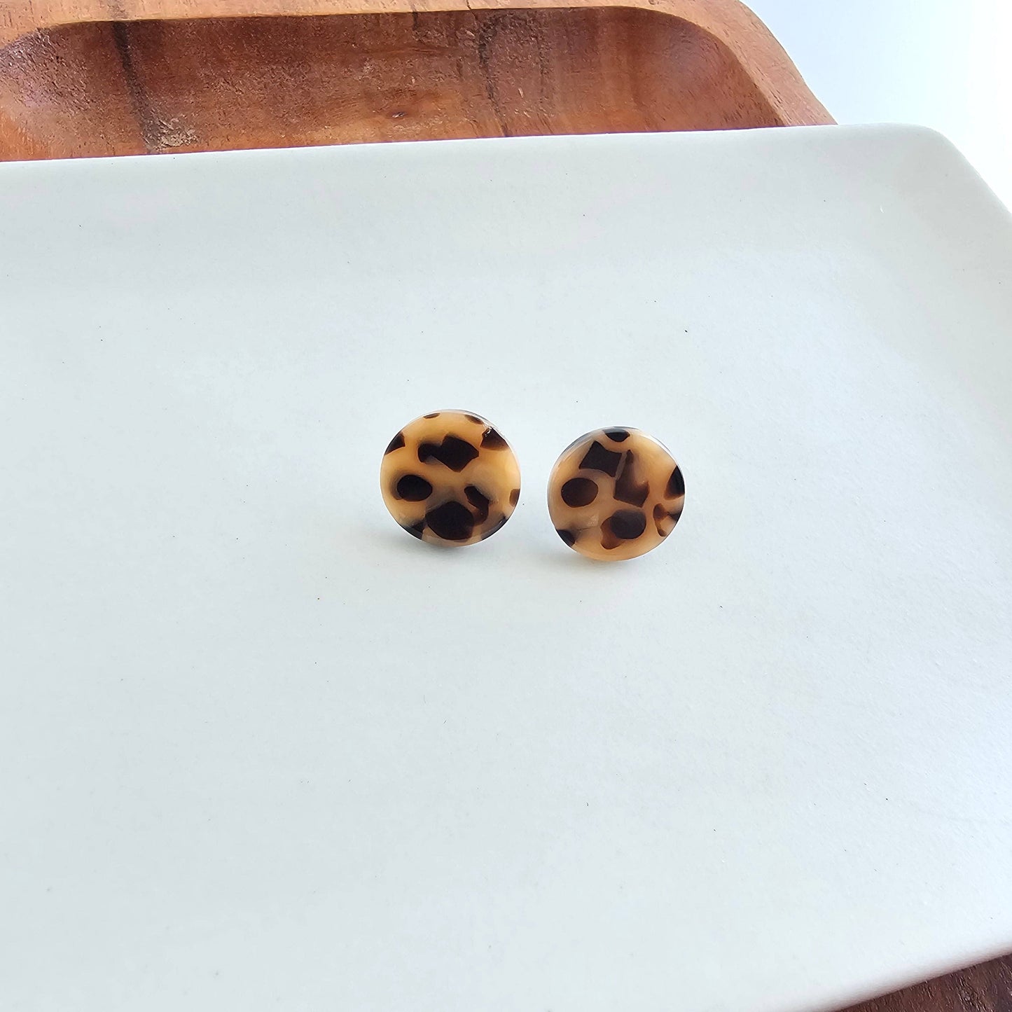 Leopard Sophie Studs