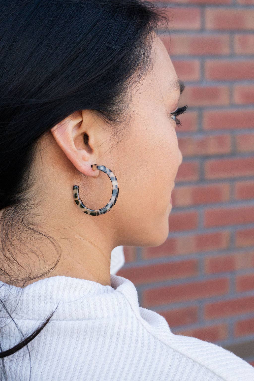 Leopard Camy Hoops