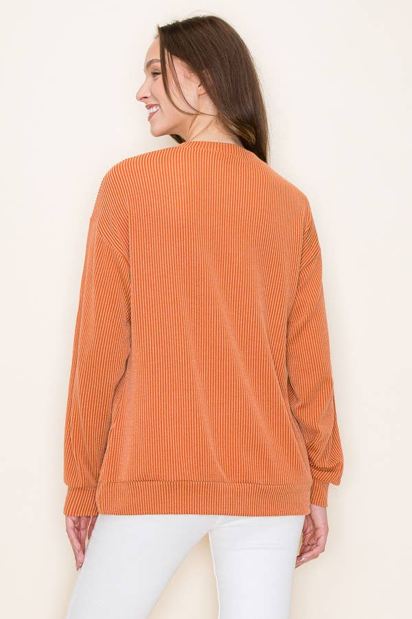 Game Day Texas Corded Pullover