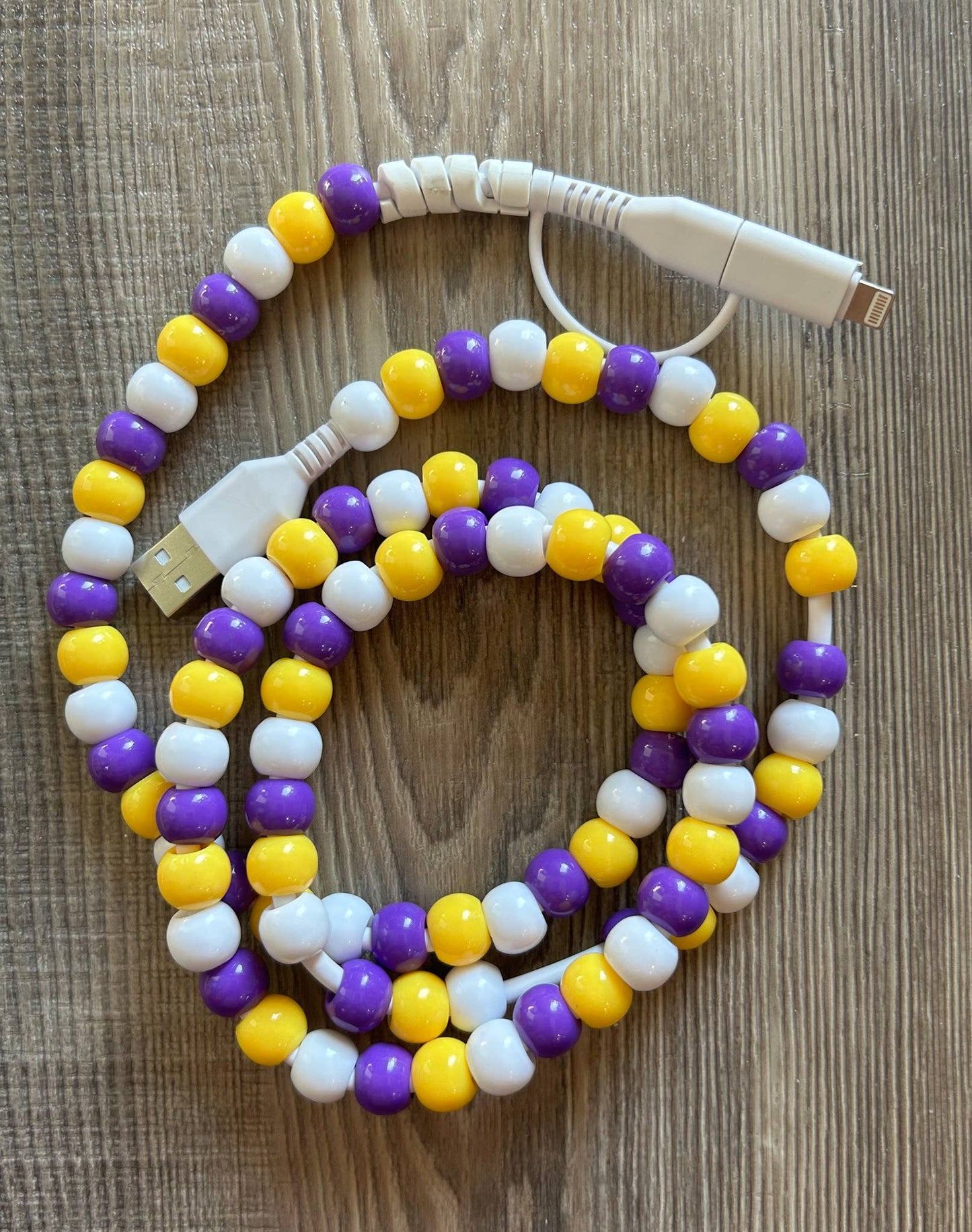 Game Day Phone Cord with Lightening and USB-C