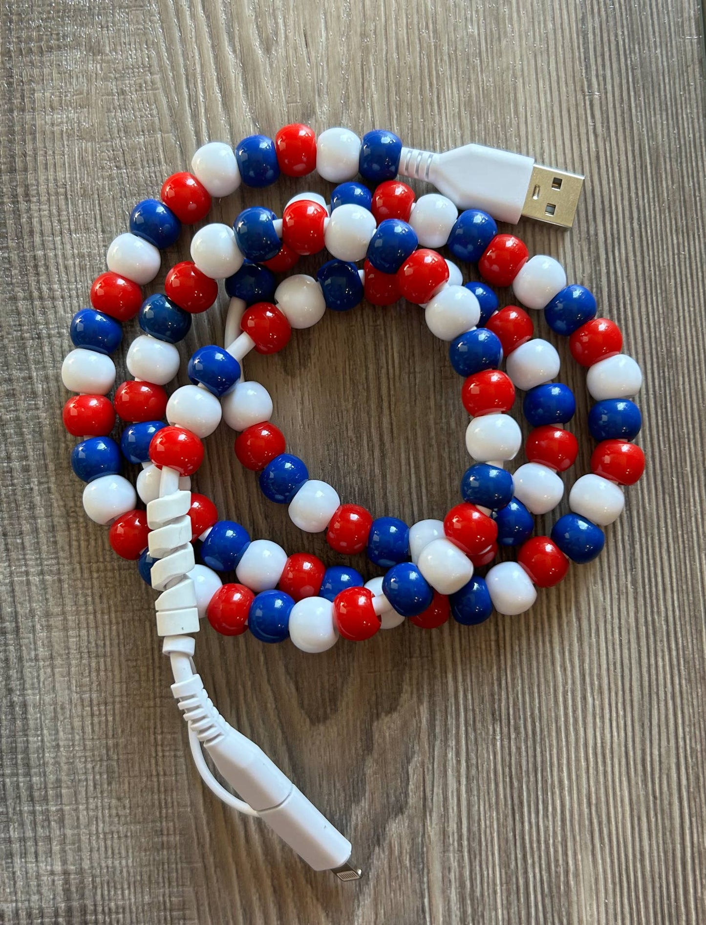 Game Day Phone Cord with Lightening and USB-C