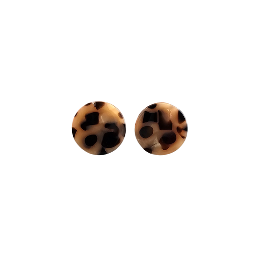 Leopard Sophie Studs