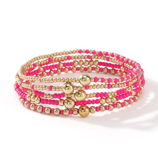Pink Pop & Gold Stack