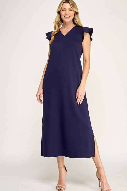 Navy Bliss Maxi Dress