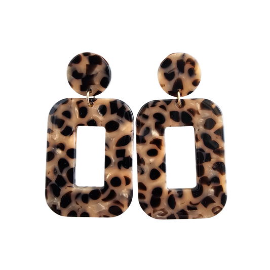 Margot Leopard Earrings