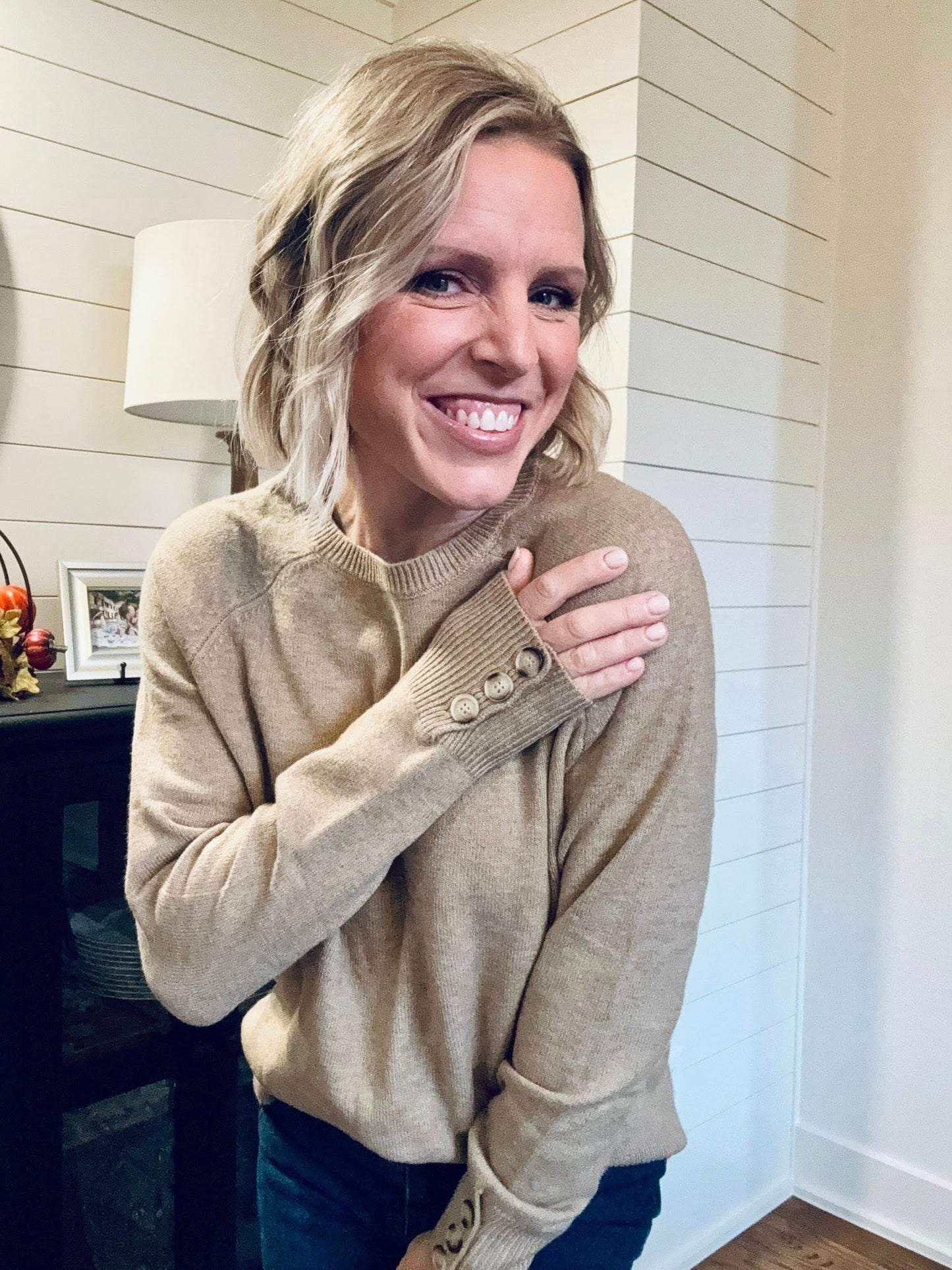 Reese Button Sweater