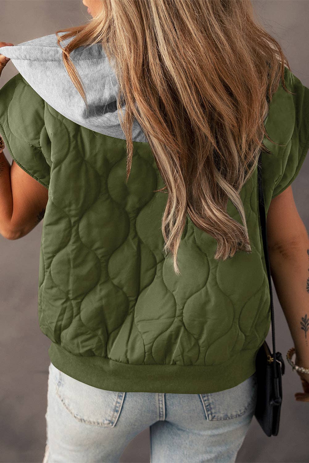 Harlow Quilted Hooded Puffer Vest