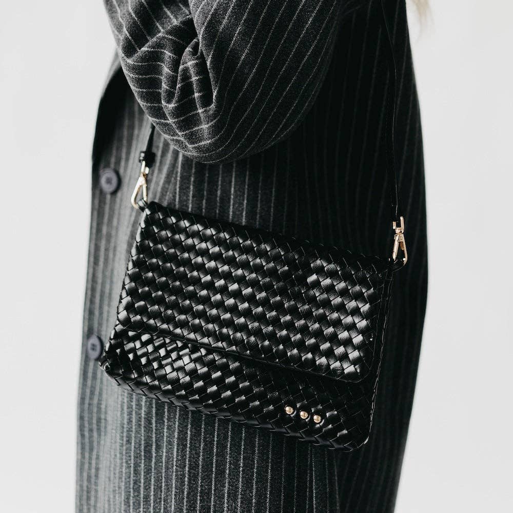 Wrenlee Woven Flap Crossbody (Multiple Colors)