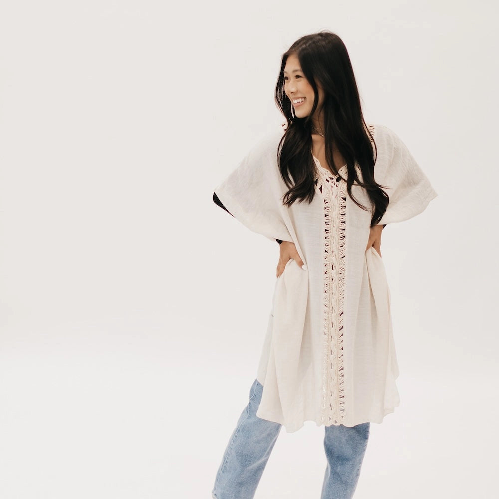 Sunday in Naples Crochet Kimono