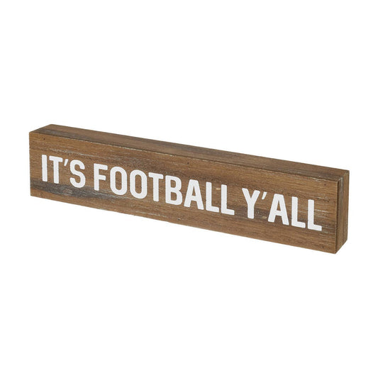 Football Y'all Wood Sign (FINAL SALE)