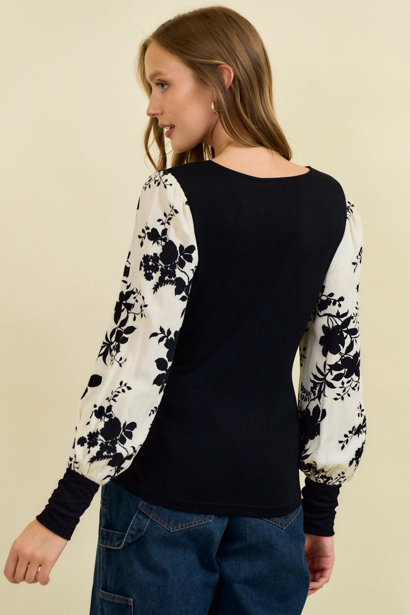 After Dark Floral Top