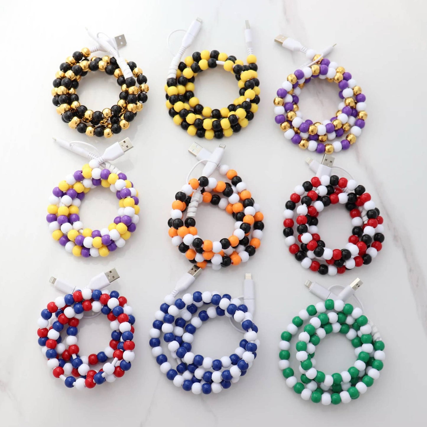 Game Day Phone Cord with Lightening and USB-C