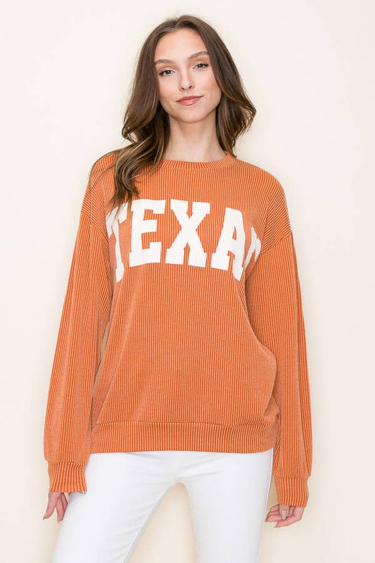 Game Day Texas Corded Pullover