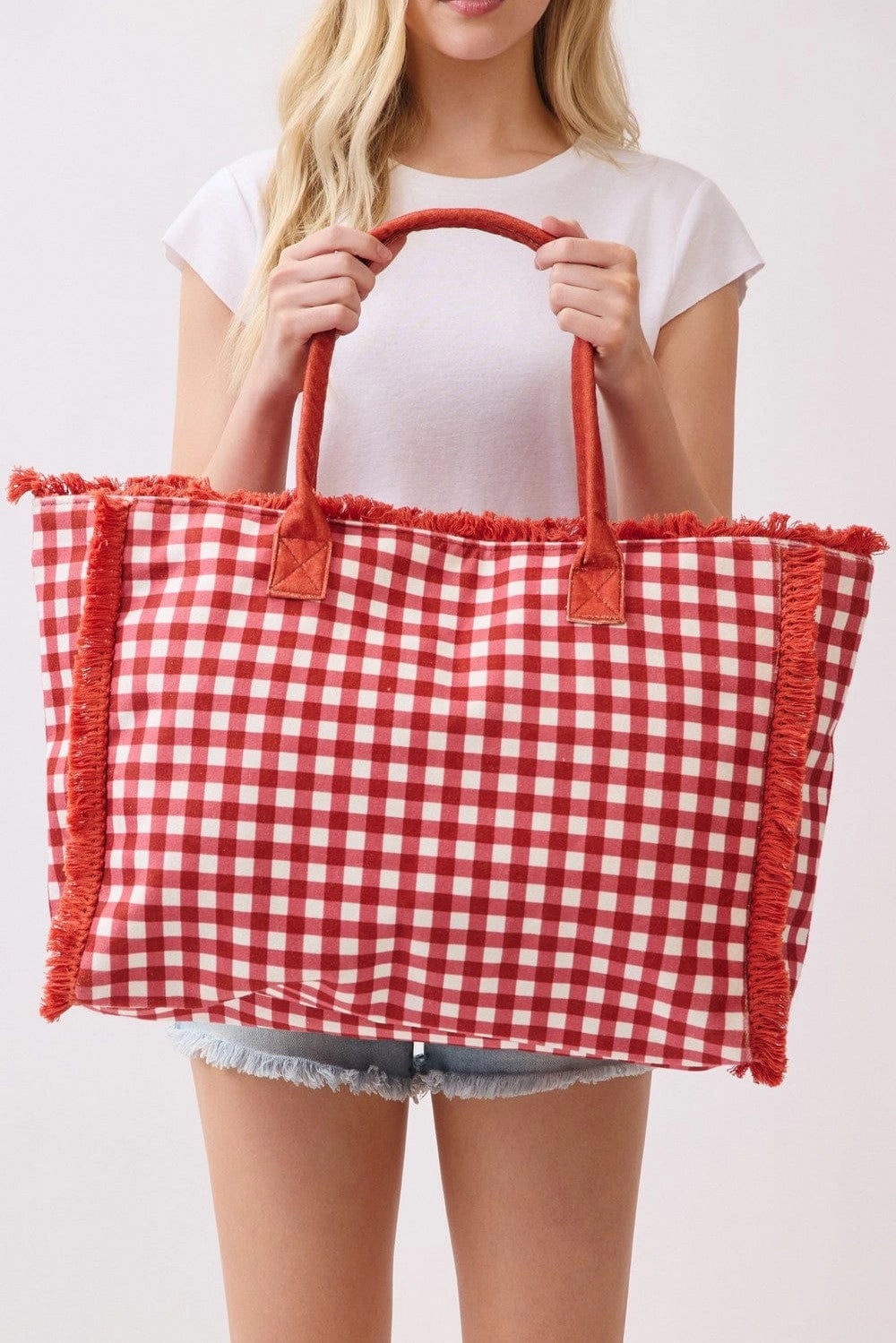 All-American Gingham Tote