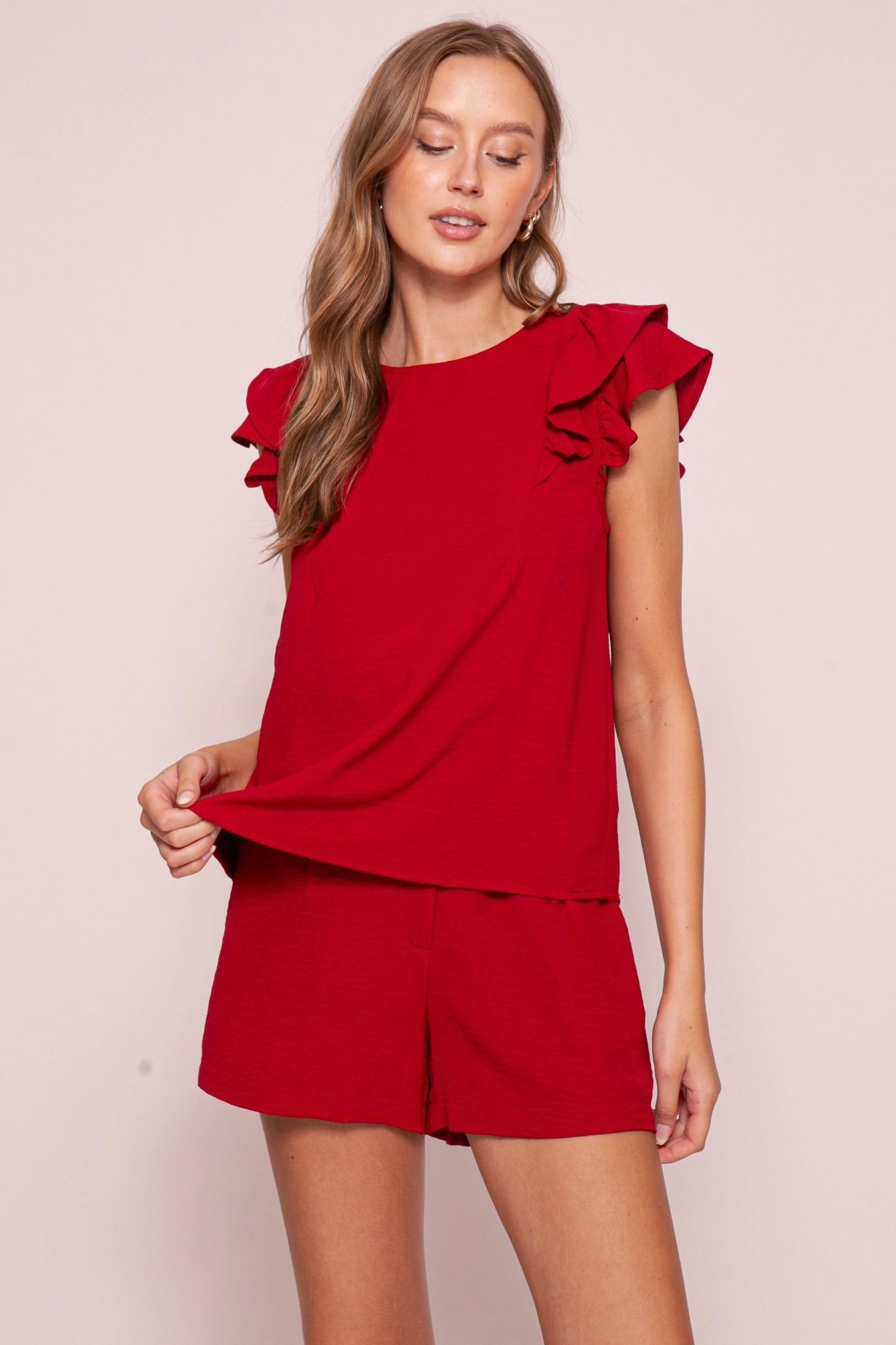 Brooklyn Airflow Ruffle Top