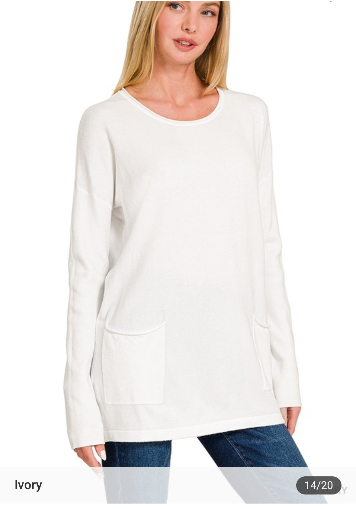 Caroline Front Pocket Sweater