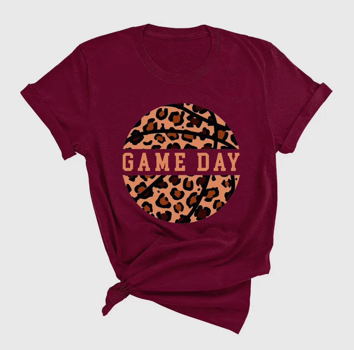 Leopard Basketball T-Shirt (multiple colors)