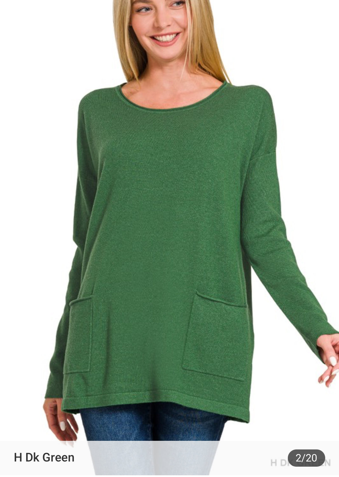 Caroline Front Pocket Sweater