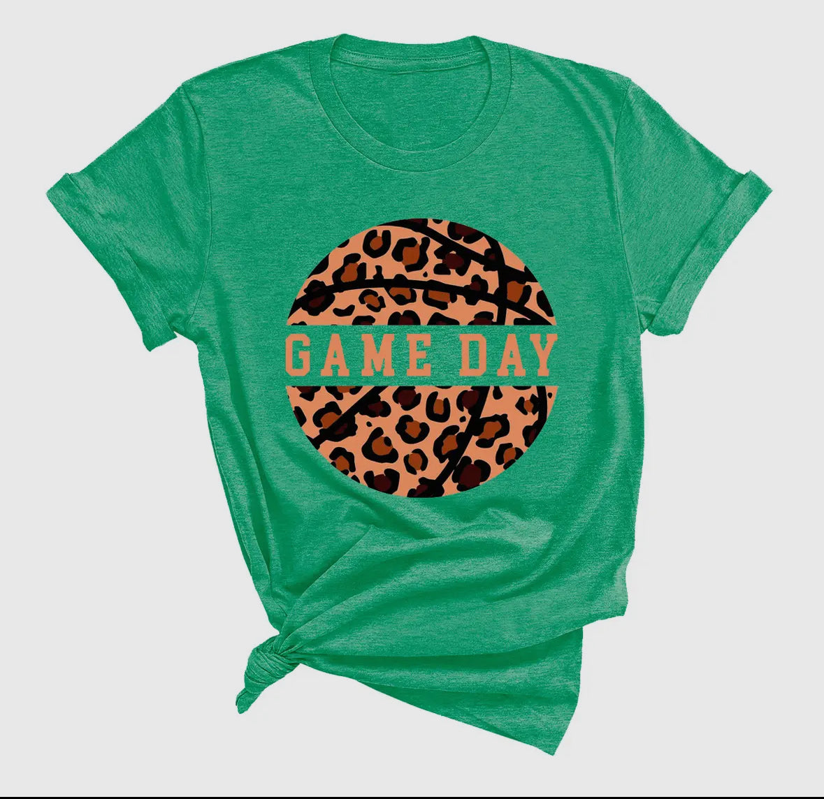 Leopard Basketball T-Shirt (multiple colors)