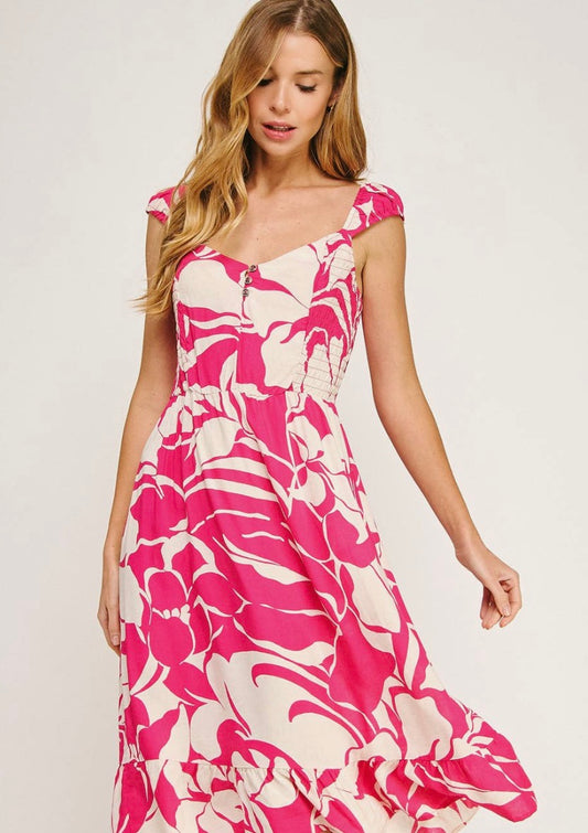 Fresh Breeze Midi Dress