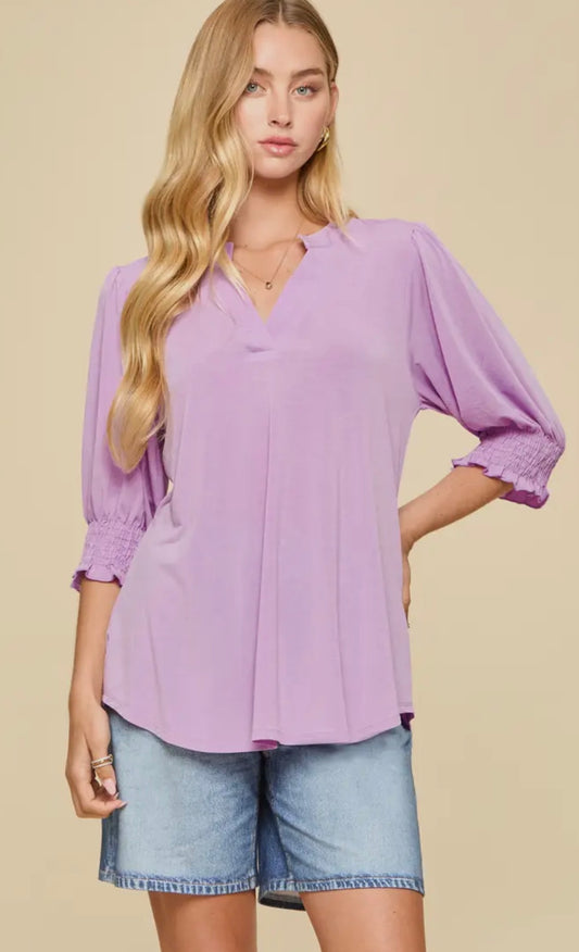 Lizzy Smocked Blouse