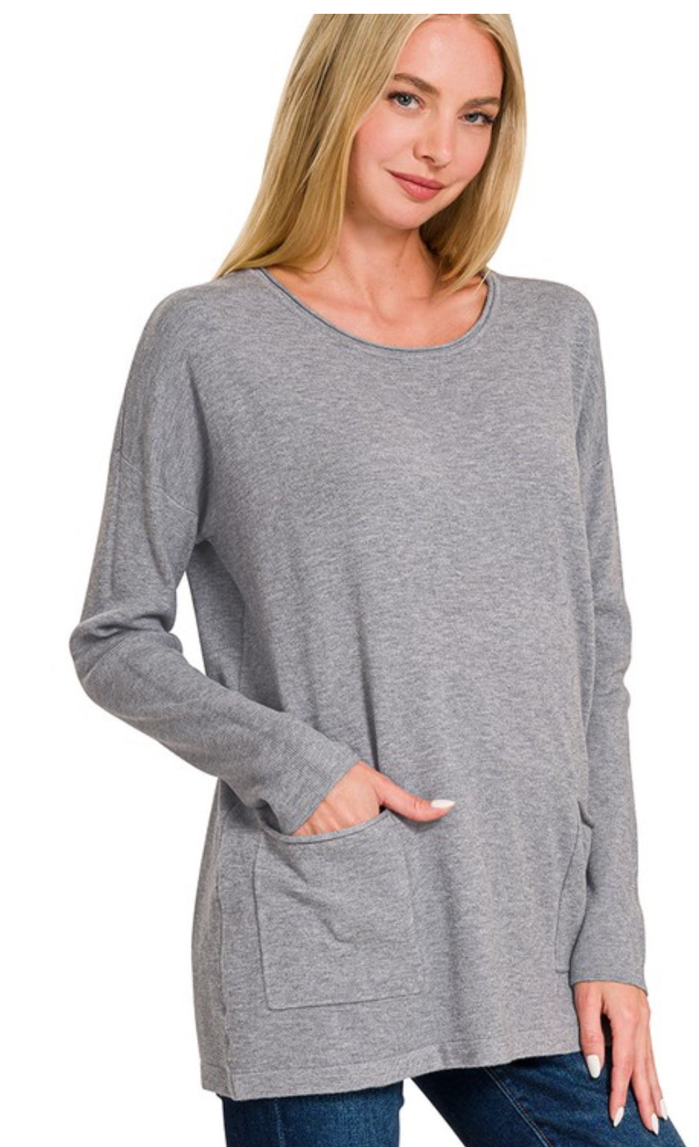 Caroline Front Pocket Sweater