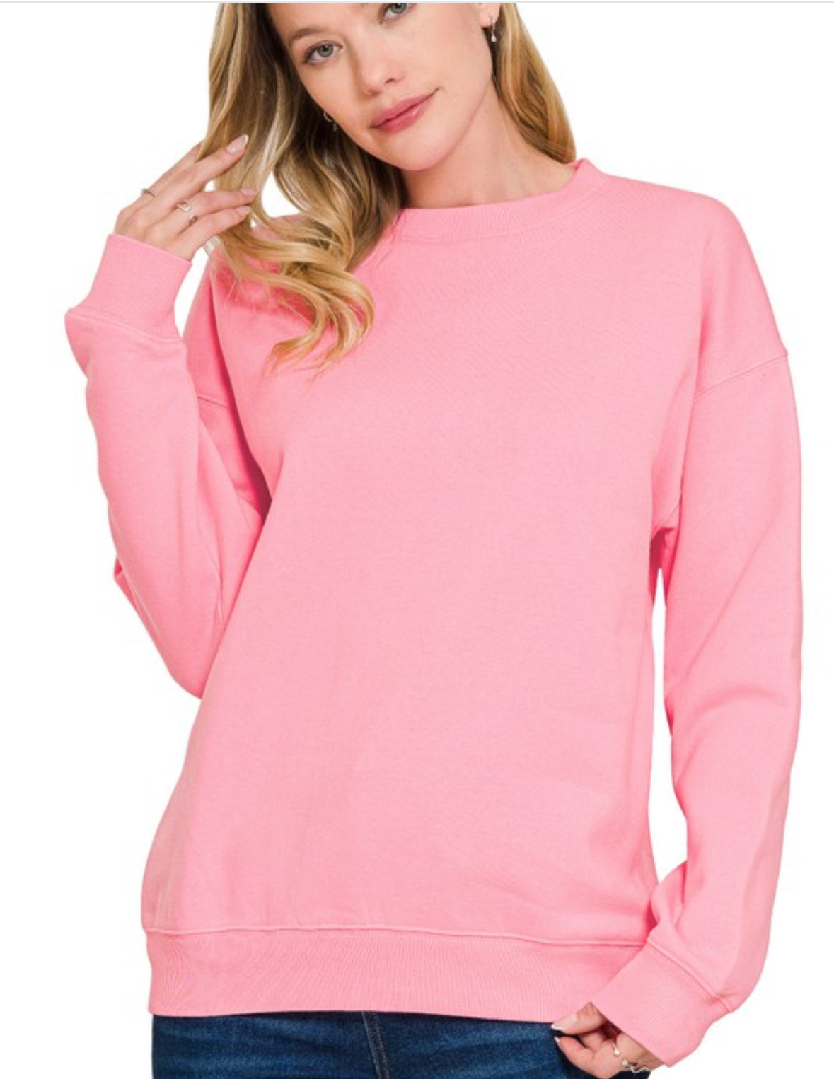 Not So Basic Fleece Sweatshirt