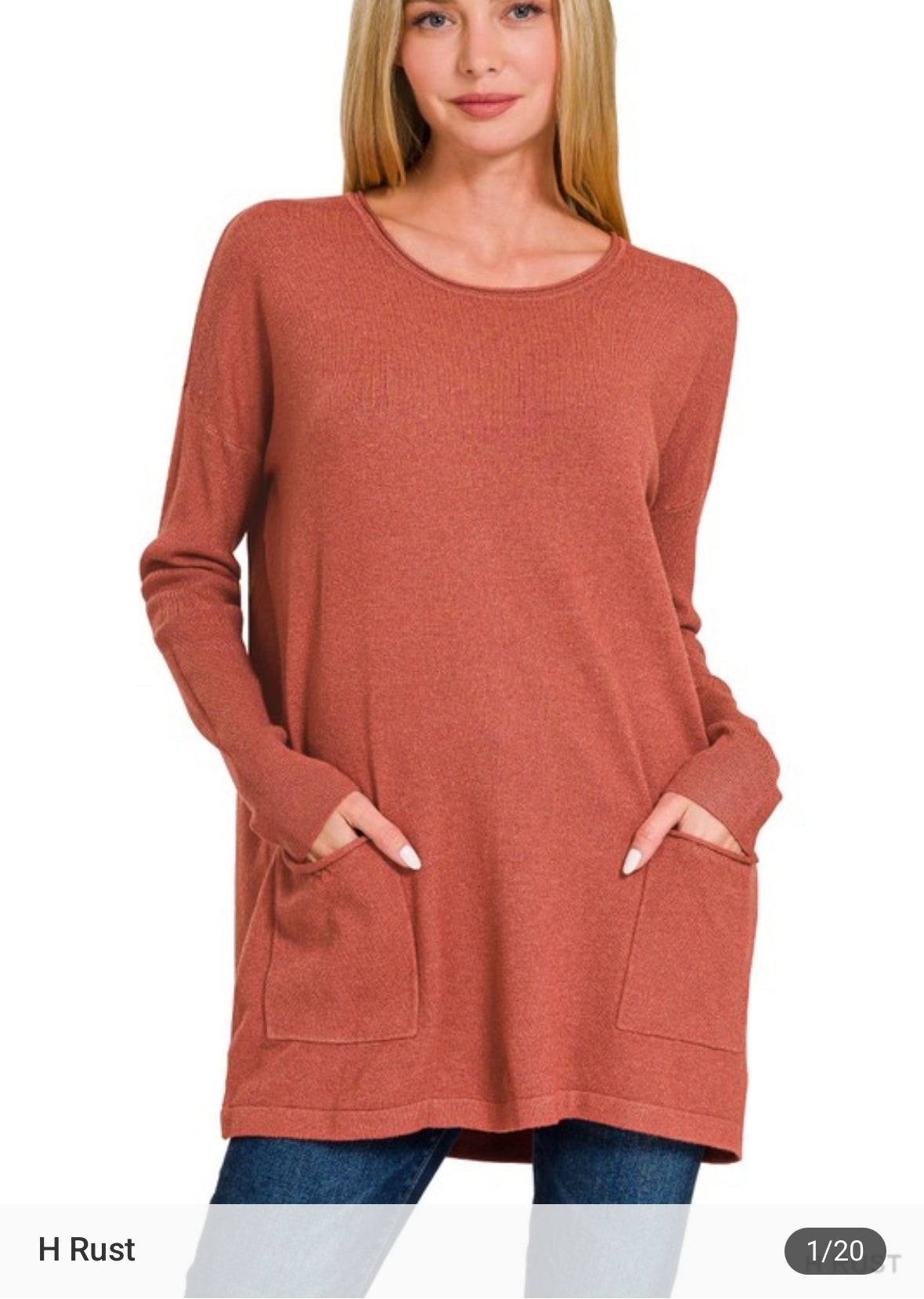Caroline Front Pocket Sweater