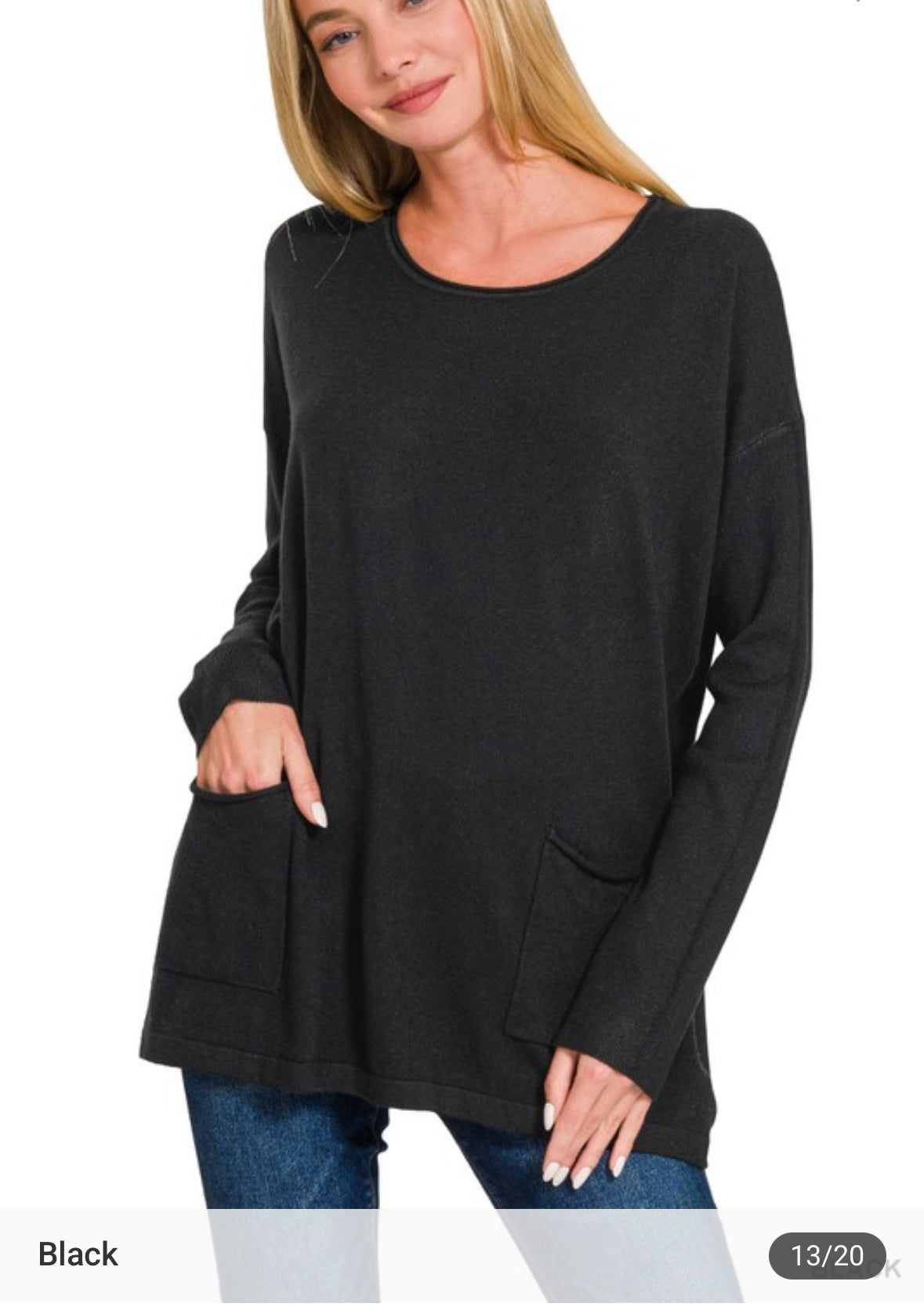 Caroline Front Pocket Sweater