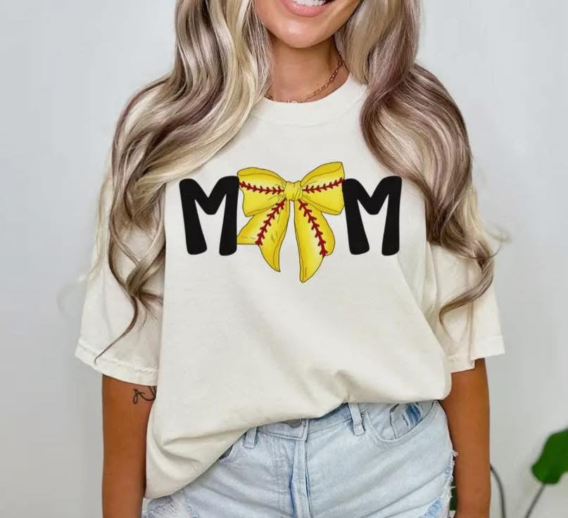 Sports Mom Bow Tee