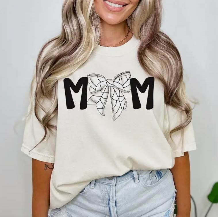 Sports Mom Bow Tee