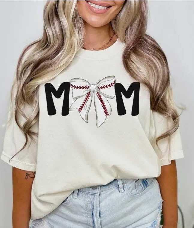 Sports Mom Bow Tee